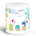 Bedruckte Tasse mit Spruch "Erziehersaurus"