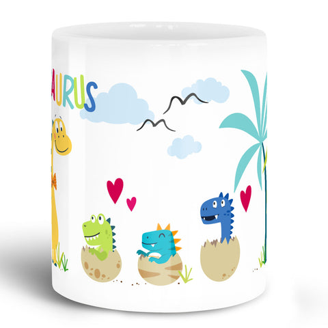 Bedruckte Tasse mit Spruch "Erziehersaurus"