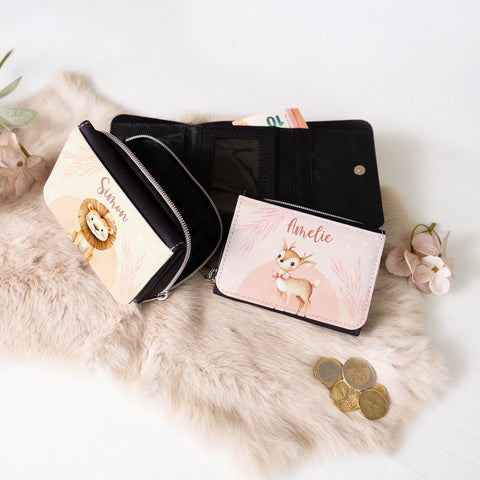 Bedruckte Geldbörse für Kinder - Tiere