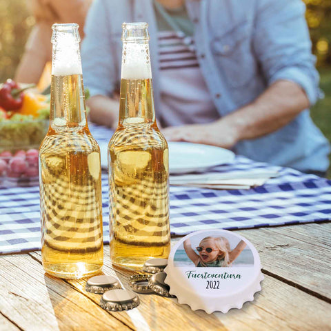 Flaschenöffner mit UV Druck - Foto Motiv - Personalisiert mit eigenem Bild und Text