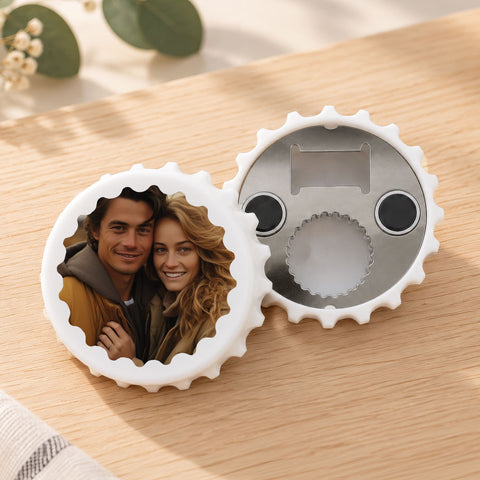 Flaschenöffner mit UV Druck - Foto Motiv