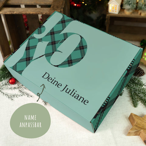 Personalisierte DIY Geschenkbox im Joy Design mit Wunschtext