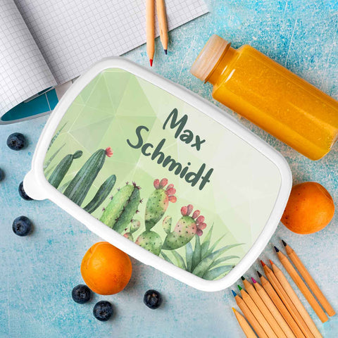 Bedruckte Lunchbox für Kinder - Kaktus