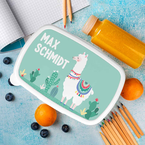 Bedruckte Lunchbox für Kinder - Lama