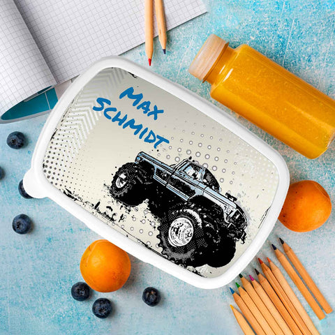 Bedruckte Lunchbox für Kinder - Monstertruck