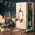 Stölzle Lausitz Weingläser mit Gravur "zur Goldenen Hochzeit" als Set