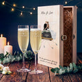 Leonardo Gläser mit Gravur - Hochzeitsauto & Wedding Love als Set