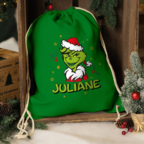 Personalisierter Turnbeutel - Grinch