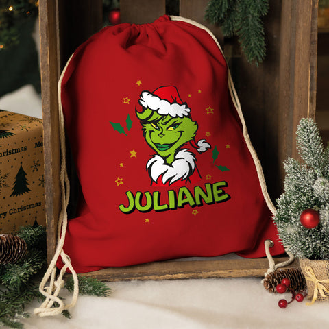 Personalisierter Turnbeutel - Grinch