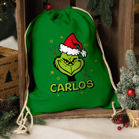 Personalisierter Turnbeutel - Grinch