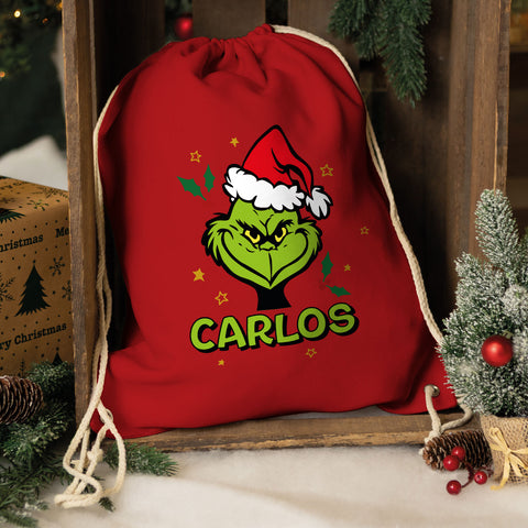 Personalisierter Turnbeutel - Grinch