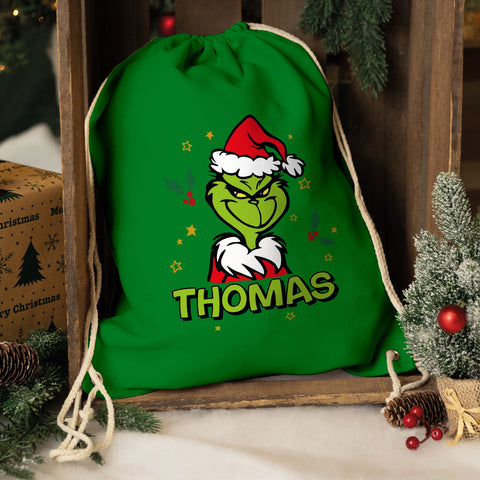 Personalisierter Turnbeutel - Grinch