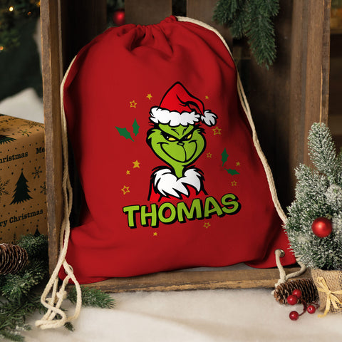Personalisierter Turnbeutel - Grinch