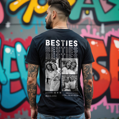 Personalisiertes T-Shirt Unisex - Besties