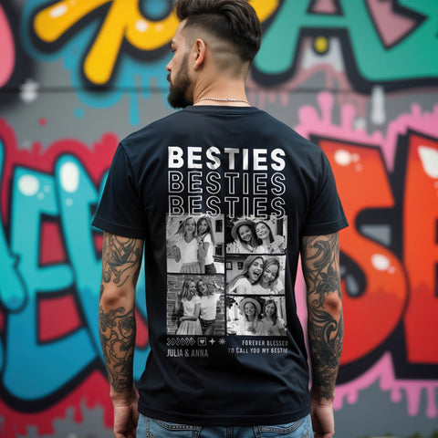 Personalisiertes T-Shirt Unisex - Besties