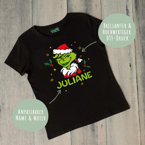 Personalisiertes Unisex T-Shirt - Grinch