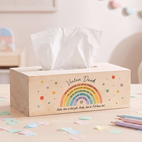 GZ-15637 – Regenbogen – 02_Taschentuch_Box_Regenbogen
