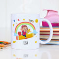 Bedruckte Tasse mit Motiv Einschulung