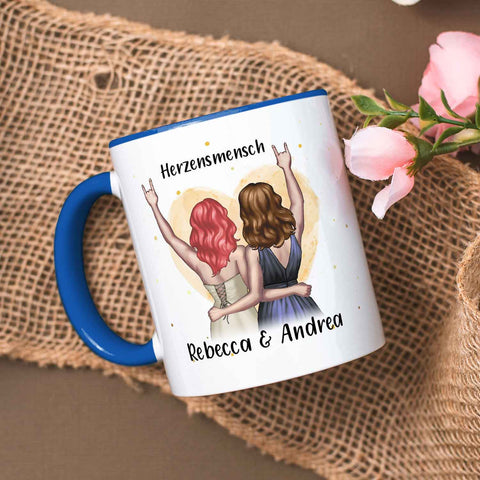 Bedruckte Tasse mit Konfiguration - Beste Freundin
