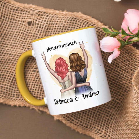 Bedruckte Tasse mit Konfiguration - Beste Freundin
