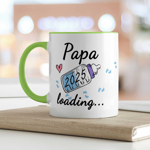 Bedruckte Tasse mit Spruch - Baby Loading in versch. Varianten