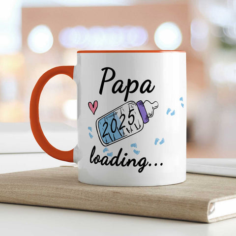 Bedruckte Tasse mit Spruch - Baby Loading in versch. Varianten