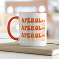 Bedruckte Tasse mit Aperol Spritz Motiv - Aperoliker - Aperol Geschenk für Frauen und Männer