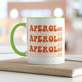 Bedruckte Tasse mit Aperol Spritz Motiv - Aperoliker - Aperol Geschenk für Frauen und Männer