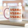 Bedruckte Tasse mit Aperol Spritz Motiv - Aperoliker - Aperol Geschenk für Frauen und Männer