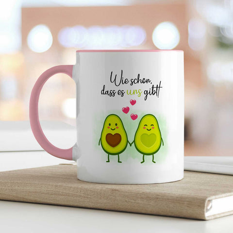 Bedruckte Tasse mit Spruch - Avocado Love