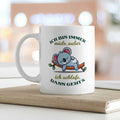 Bedruckte Tasse mit Spruch - Ich bin immer müde