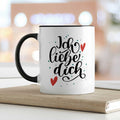 Bedruckte Tasse mit Spruch - Ich liebe dich V2