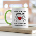 Bedruckte Tasse mit Spruch - Deine Fürze stinken