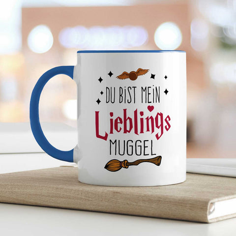 Bedruckte Tasse mit Spruch - Du bist mein Lieblingsmuggel