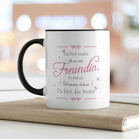 Bedruckte Tasse mit Spruch