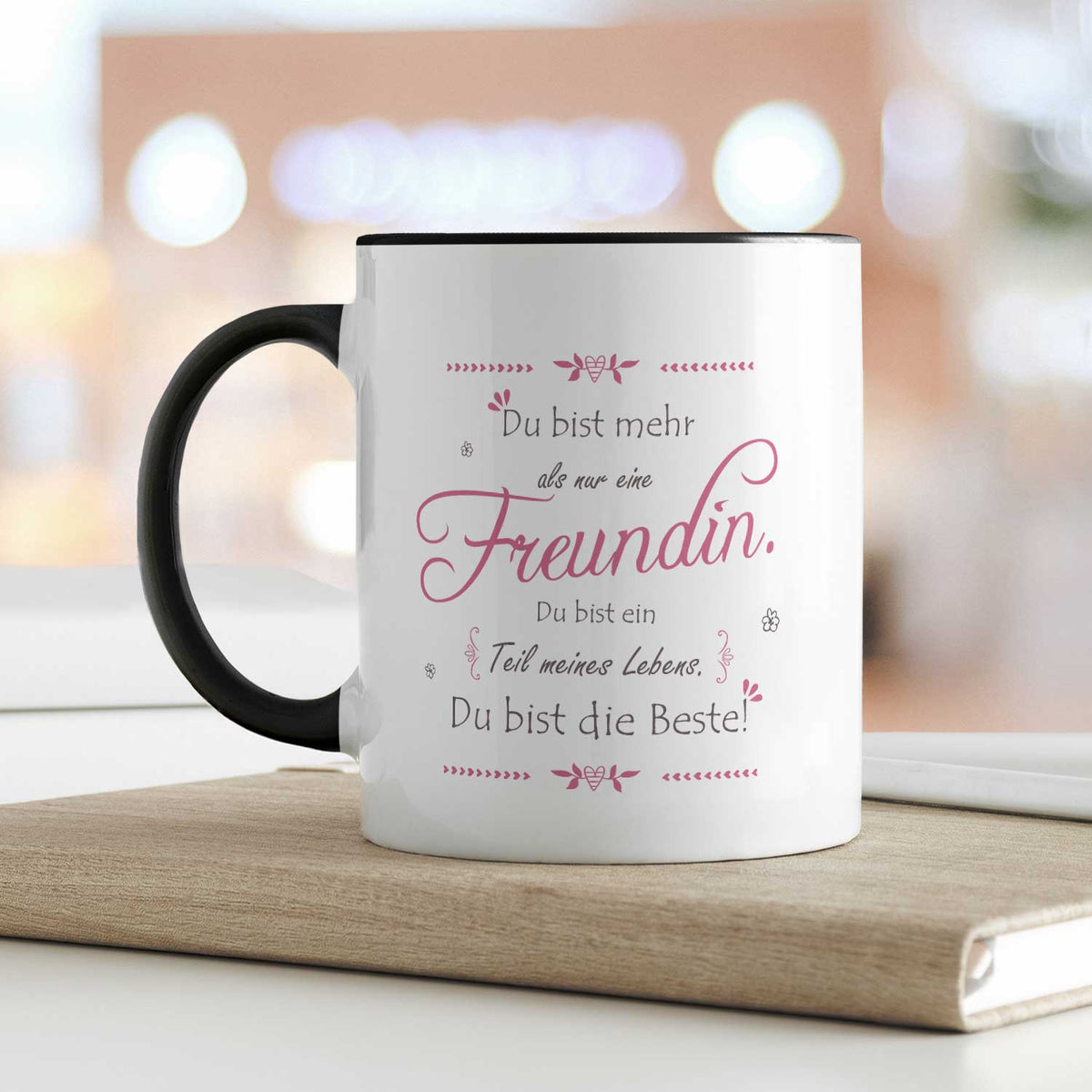 Bedruckte Tasse mit Spruch 