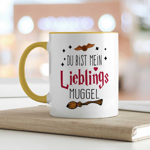 Bedruckte Tasse mit Spruch - Du bist mein Lieblingsmuggel