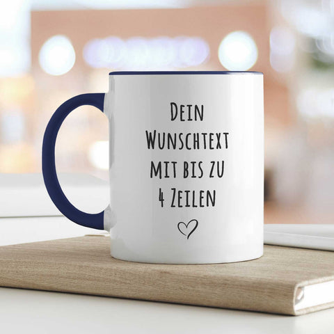 Bedruckte Tasse - Wunschtext - Personalisiert mit deinem Wunschmotiv