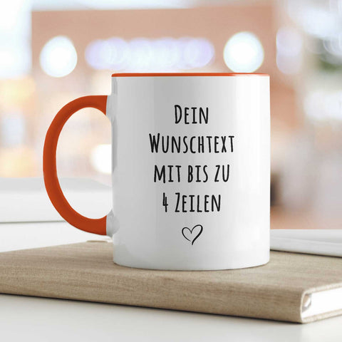 Bedruckte Tasse - Wunschtext - Personalisiert mit deinem Wunschmotiv