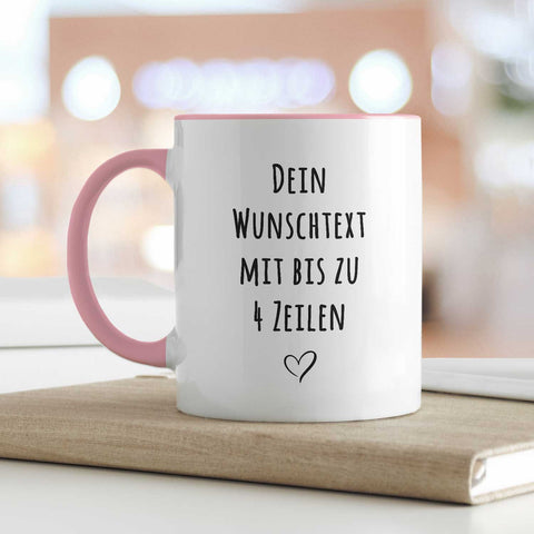 Bedruckte Tasse - Wunschtext - Personalisiert mit deinem Wunschmotiv