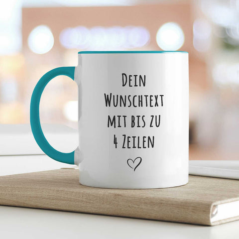 Bedruckte Tasse - Wunschtext - Personalisiert mit deinem Wunschmotiv
