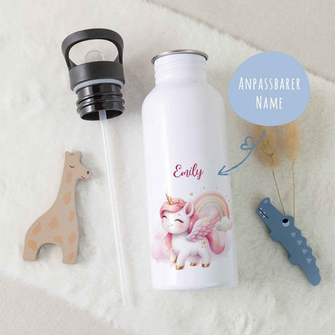 Bedruckte Trinkflasche aus Edelstahl - Pegasus