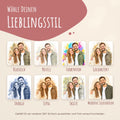 Die 8 Malstile: Klassisch, Pastell, Farbenfroh, Goldakzent, Indigo, Sepia, Skizze und Moderne Illustration