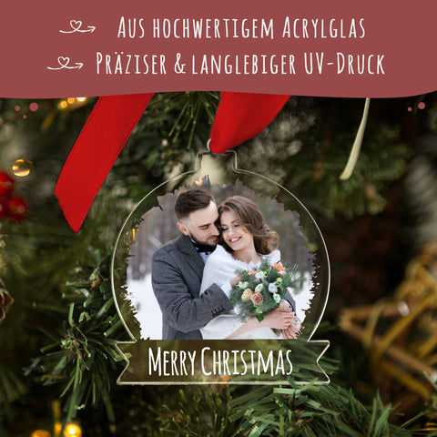 Christbaumschmuck aus Acryl - Foto - Weihnachtsanhänger