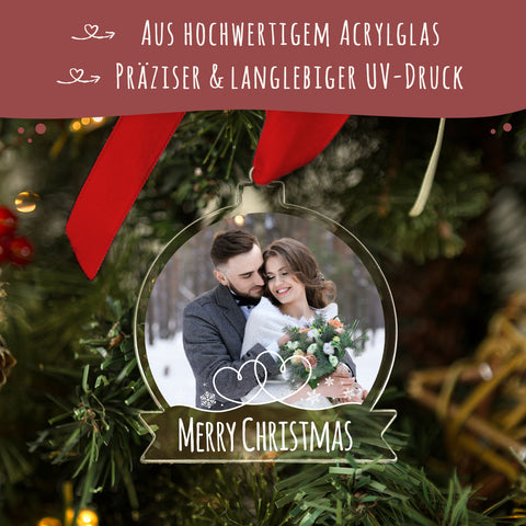 Christbaumschmuck aus Acryl - Foto - Weihnachtsanhänger