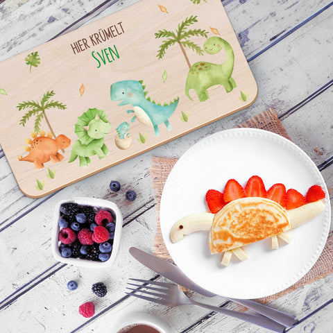 Frühstücksbrettchen mit Druckmotiv & Namen