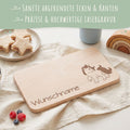 Frühstücksbrettchen für Kinder im " Einhorn" Design mit Wunschname