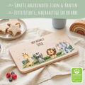 Frühstücksbrettchen mit Druck & Name im "Tiergruppe" Design