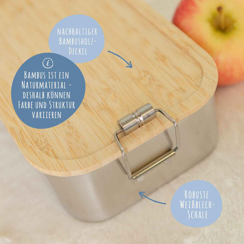 Bedruckte Brotdose & Trinkflasche im Set - Traumfänger