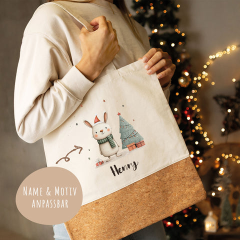 Einkaufstasche Kork - Geschenktiere